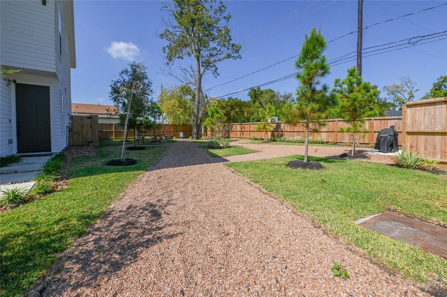 Exterior details and patio area of a home in , Houston (Image 30).