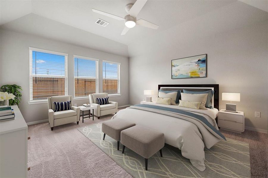 Furnished interior view inside a new home in Rollingbrook Estates, Baytown (Image 14).