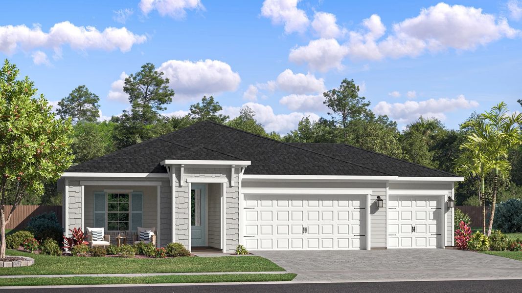 Exterior B3 with landscaping Exterior B3 with landscaping