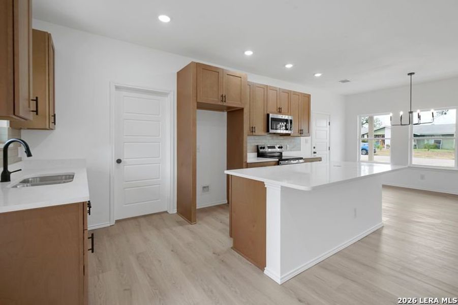 Furnished interior view inside a new home in , San Antonio (Image 9).