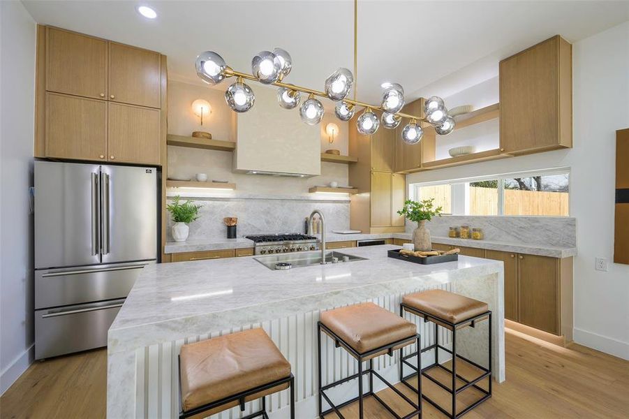 Furnished interior view inside a new home in , Dallas (Image 7).