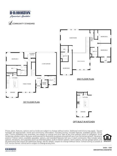 2D floor plan layout of this home in Mustang Square, Plano, TX (Image 2). 2D floor plan layout of this home in Mustang Square, Plano, TX (Image 2).