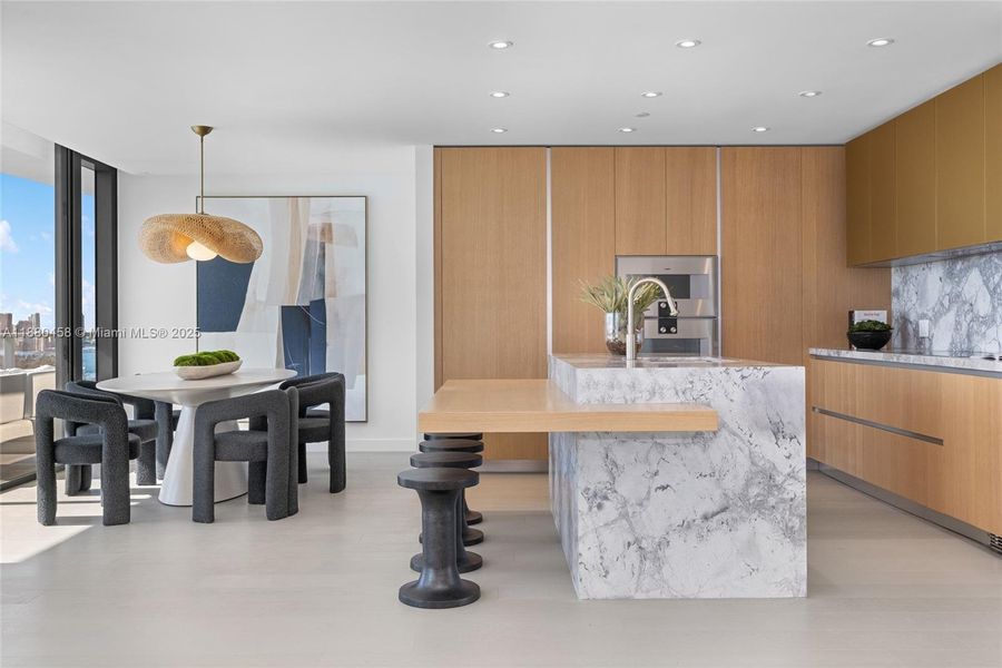 Furnished interior view inside a new home in Five Park, Miami Beach (Image 15). Furnished interior view inside a new home in Five Park, Miami Beach (Image 15).