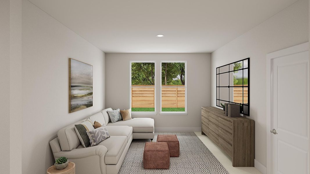 Representative furnished interior of a home built from the Evelyn by Tri Pointe Homes in Bridgewater, Midlothian (Image 6).