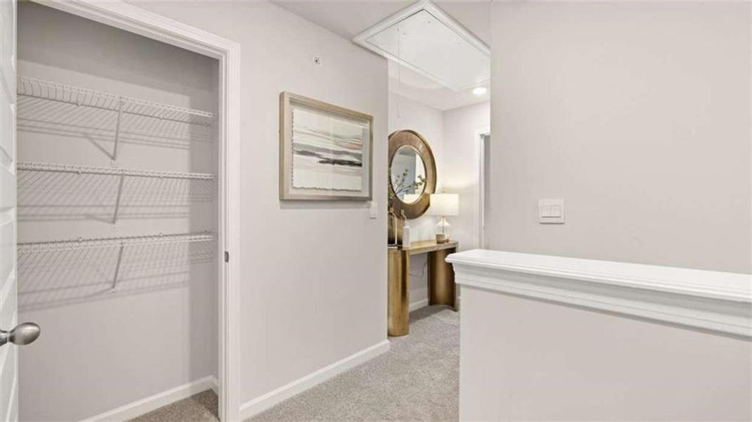 Furnished interior view inside a new home in Echo Glen, Stockbridge (Image 51). Furnished interior view inside a new home in Echo Glen, Stockbridge (Image 51).