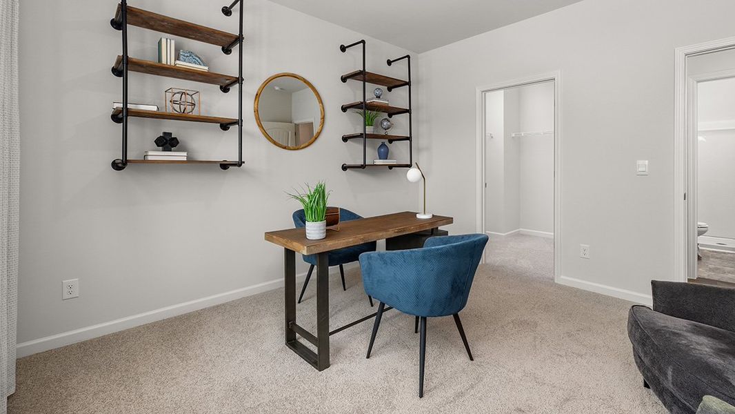Representative furnished interior of a home built from the HANOVER by D.R. Horton in The Ranch, Holly Hill (Image 10).