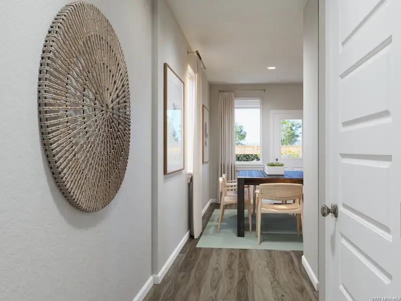Furnished interior view inside a new home in Melissa Ranch, San Antonio (Image 12).