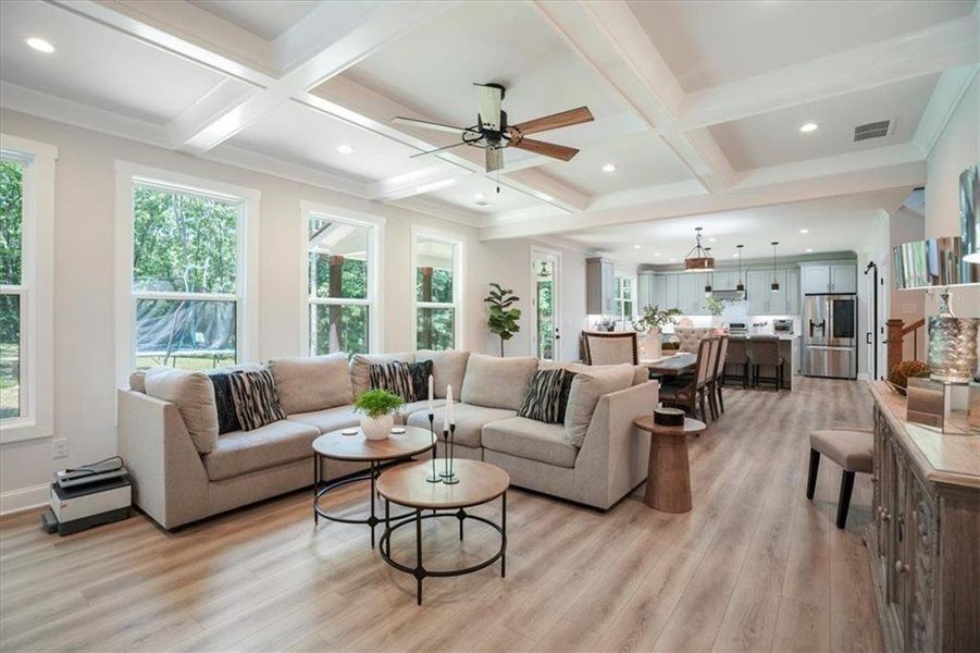 Furnished interior view inside a new home in , Acworth (Image 76).