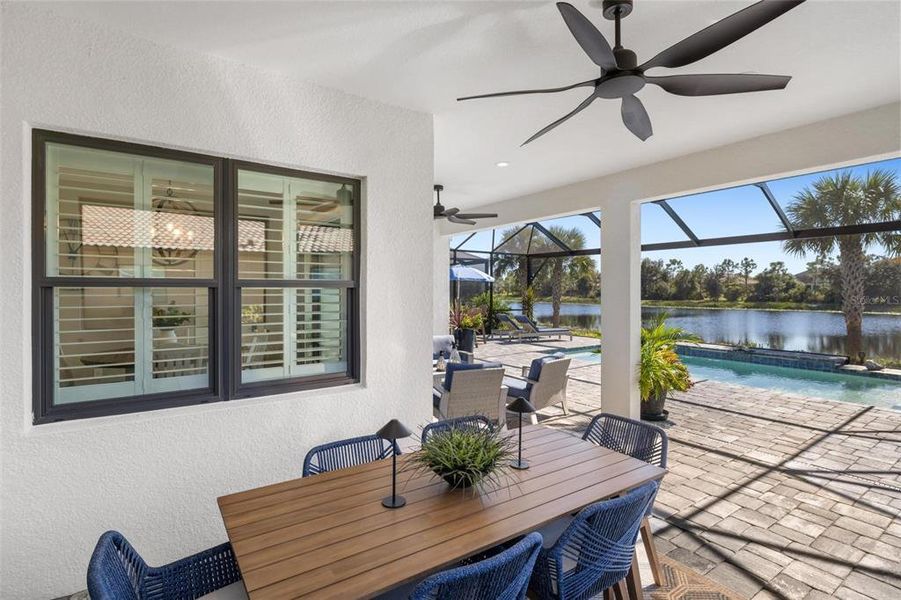 Exterior details and patio area of a home in , Venice (Image 30). Exterior details and patio area of a home in , Venice (Image 30).