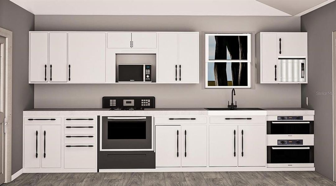 Furnished interior view inside a new home in , Dunnellon (Image 7).