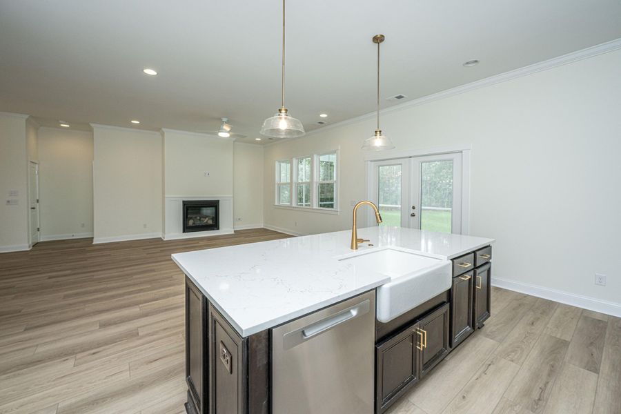 Furnished interior view inside a new home in , Awendaw (Image 14).