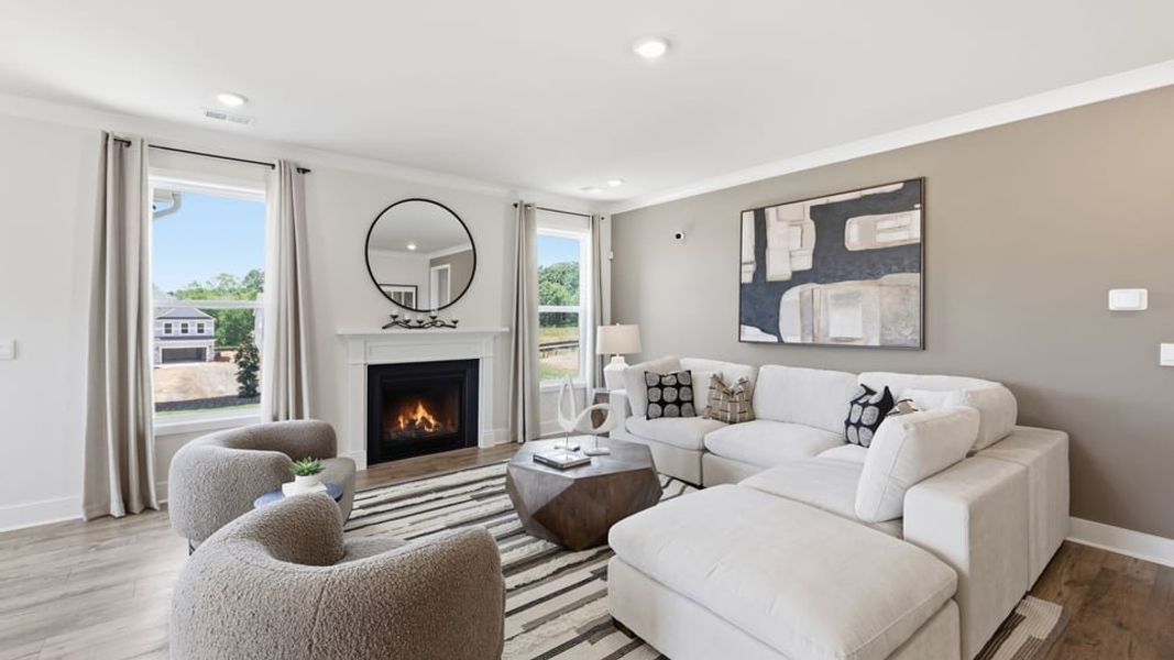 Furnished interior view inside a new home in Adams Glen, Greenville (Image 20).