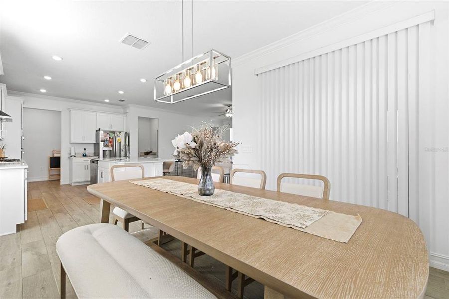 Furnished interior view inside a new home in , Palmetto (Image 9).