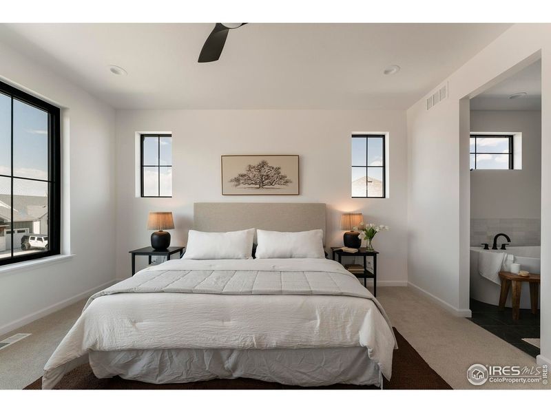 Furnished interior view inside a new home in Greenspire At Windsor Lake, Windsor (Image 33). Furnished interior view inside a new home in Greenspire At Windsor Lake, Windsor (Image 33).