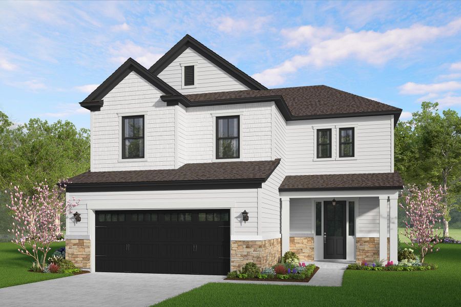 Representative rendering of the exterior for the Ellis by Hunter Quinn Homes (Image 18).