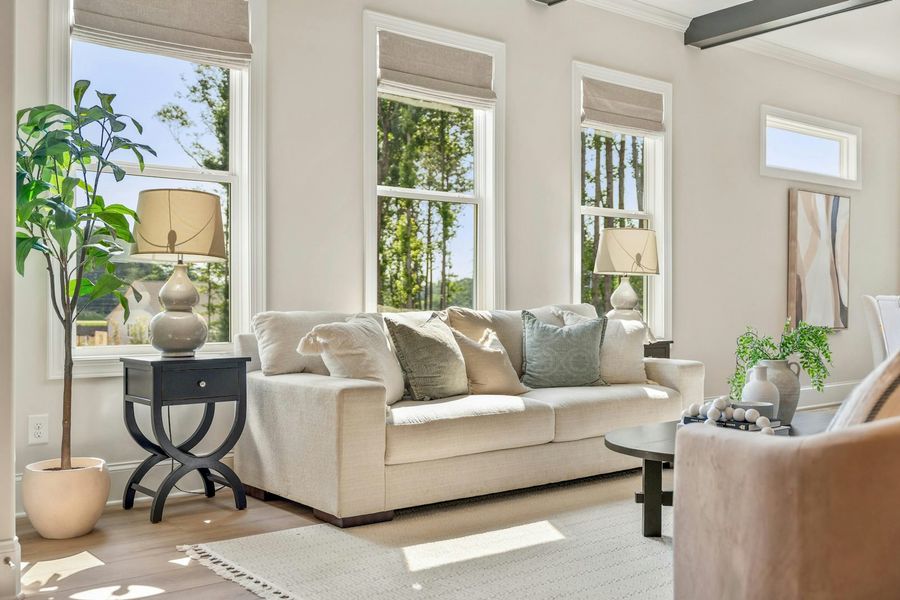 Representative furnished interior of a home built from the The Whitmore by Windsong Properties in Legacy Downs, Canton (Image 34). Representative furnished interior of a home built from the The Whitmore by Windsong Properties in Legacy Downs, Canton (Image 34).