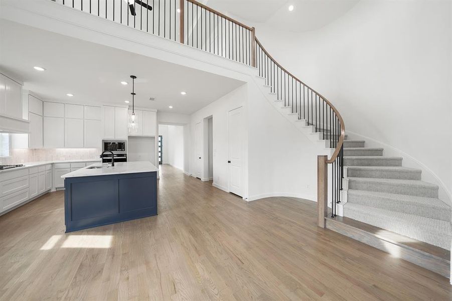 Furnished interior view inside a new home in Inspiration - Paradise Village, Lucas (Image 9).