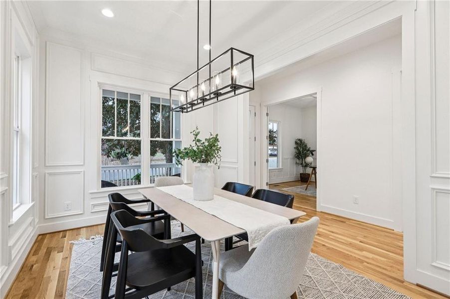 Furnished interior view inside a new home in , Atlanta (Image 15).