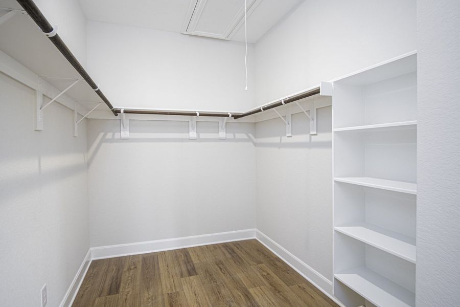 Representative unfurnished interior of a home built from the The Palmer by Rosehaven Homes in Magnolia Village, San Antonio (Image 23).