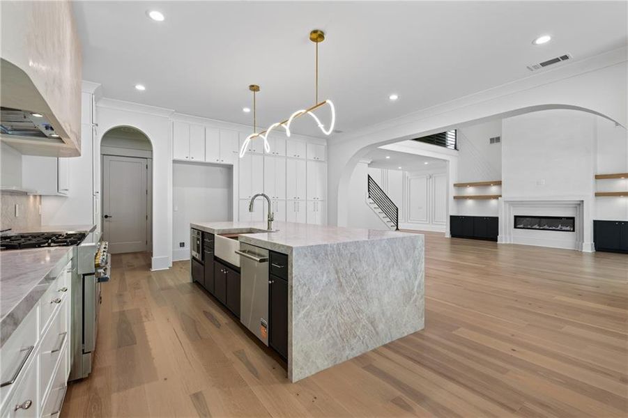 Furnished interior view inside a new home in , Dacula (Image 5).