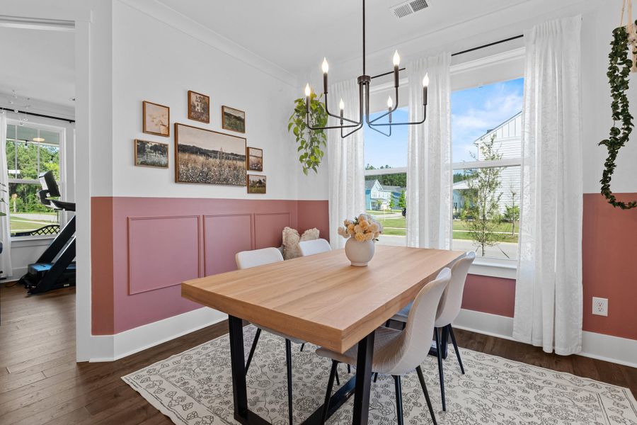 Furnished interior view inside a new home in , Ravenel (Image 8).