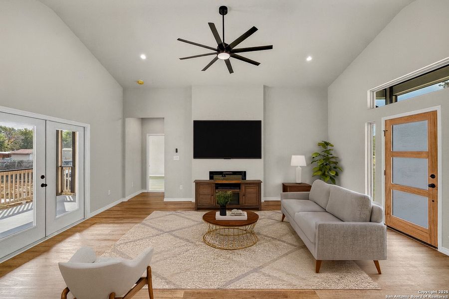 Furnished interior view inside a new home in , Elmendorf (Image 15).
