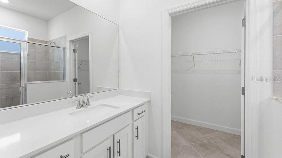 Furnished interior view inside a new home in Palm Lake at Coco Bay, Englewood (Image 7).