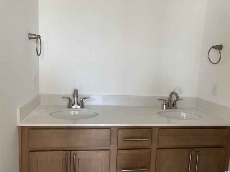 Full bath with double vanity