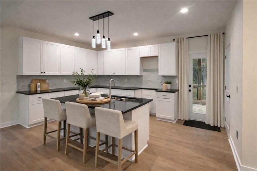 Furnished interior view inside a new home in , Decatur (Image 5).