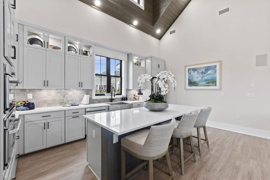 Furnished interior view inside a new home in Esplanade at Northgate, Indian Trail (Image 15).