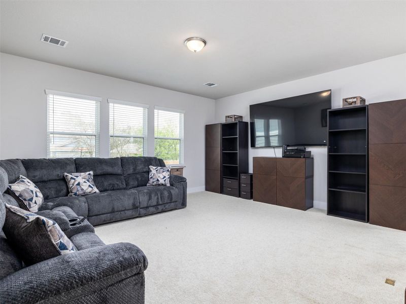 Secondary living/flex room upstairs