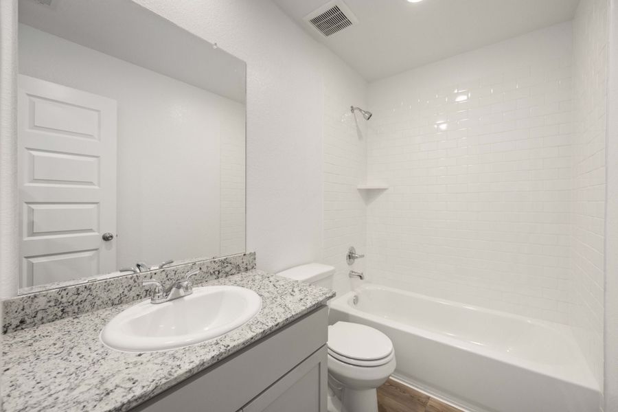 Patton Floorplan - Secondary Bathroom