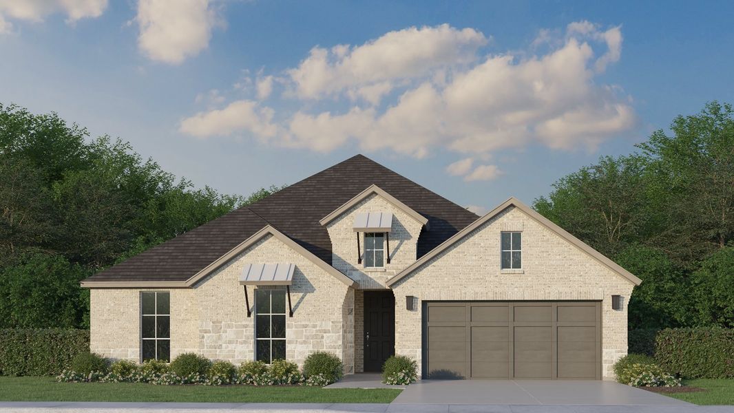 Plan 1682 Elevation C with Stone Plan 1682 Elevation C with Stone