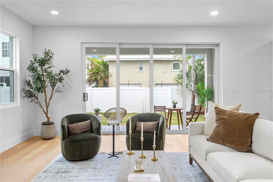 Furnished interior view inside a new home in , Tampa (Image 31).