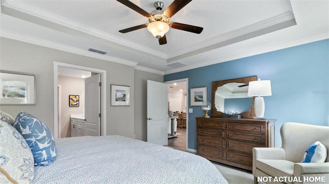 Furnished interior view inside a new home in Sawmill Branch, Palm Coast (Image 13).