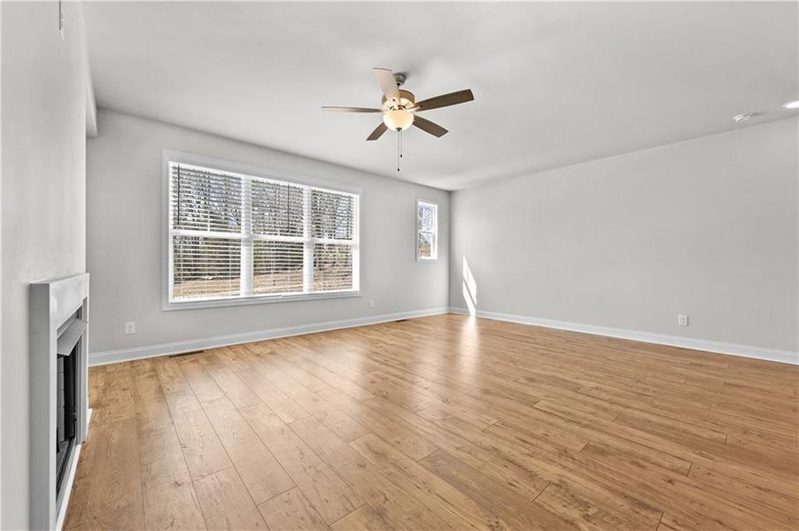 Spacious, unfurnished interior of a new home in , Sugar Hill (Image 36).