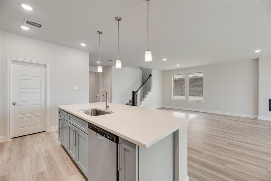 Furnished interior view inside a new home in Arbors at Legacy Hills, Celina (Image 6). Furnished interior view inside a new home in Arbors at Legacy Hills, Celina (Image 6).