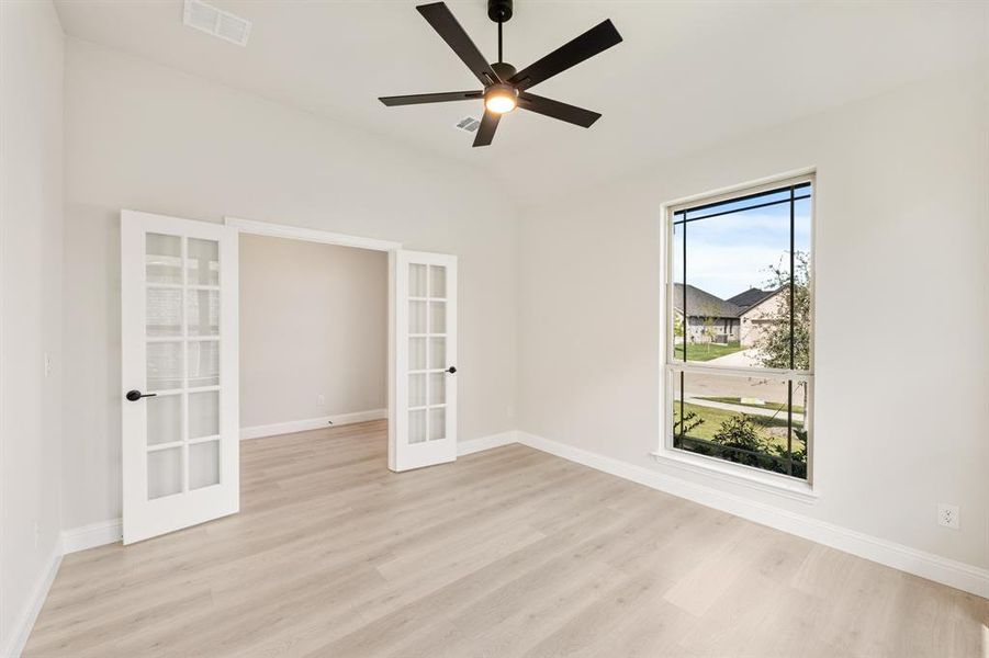 Spacious, unfurnished interior of a new home in Woodstone, Providence Village (Image 19). Spacious, unfurnished interior of a new home in Woodstone, Providence Village (Image 19).