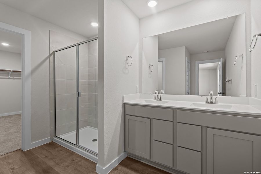 Furnished interior view inside a new home in Spring Creek, San Antonio (Image 8).