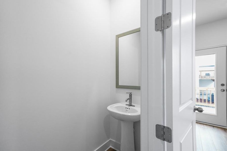 Furnished interior view inside a new home in Towns at Creekside, Doraville (Image 10).