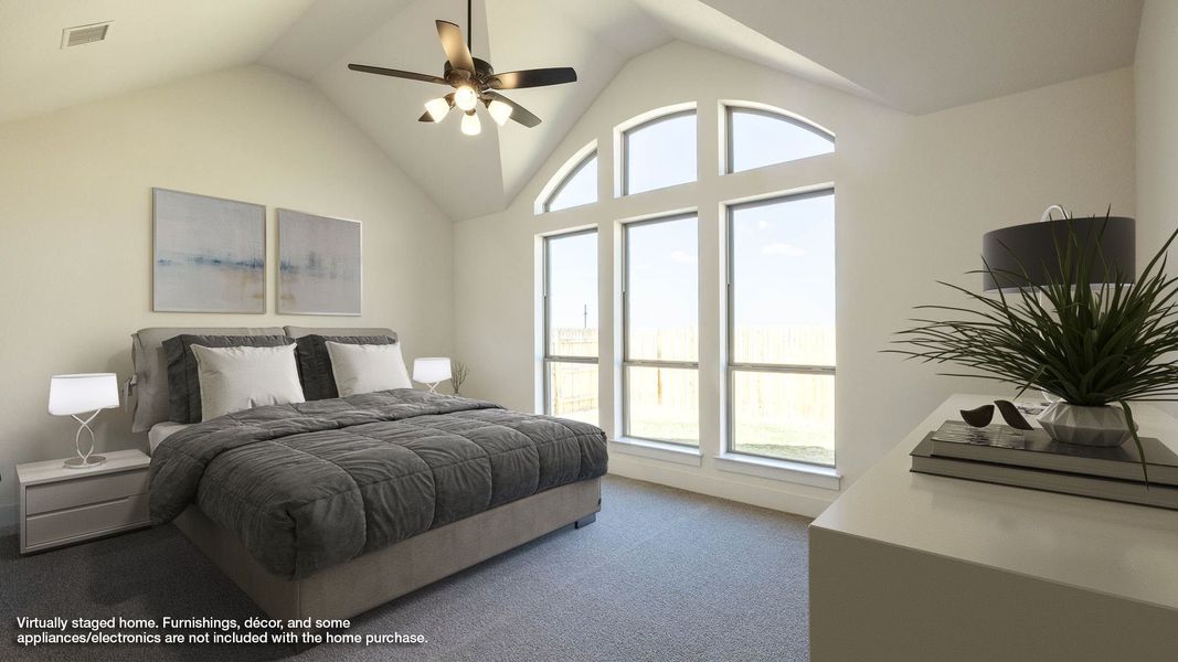 Furnished interior view inside a new home in Eldorado At Santa Rita Ranch 60', Liberty Hill (Image 6).