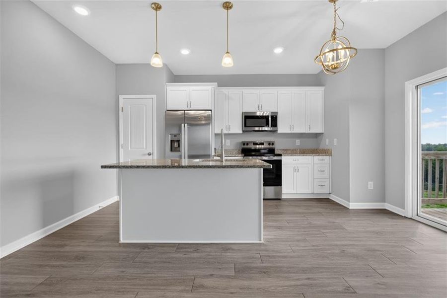 Furnished interior view inside a new home in , Eastanollee (Image 17).