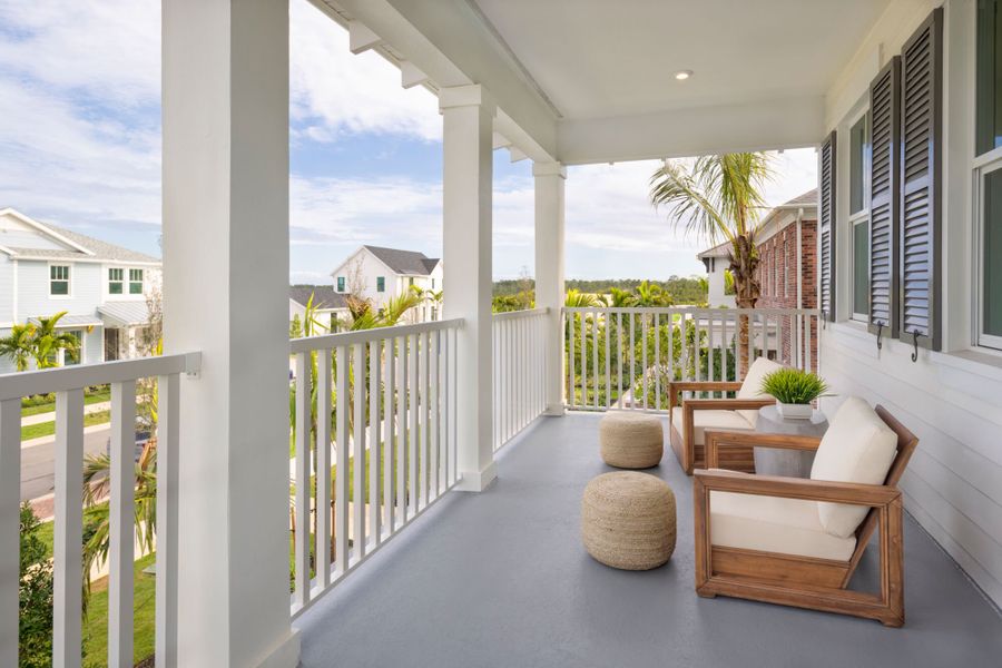 Representative exterior details of a home built from the Seaside by Mattamy Homes in Newfield, Palm City (Image 3).