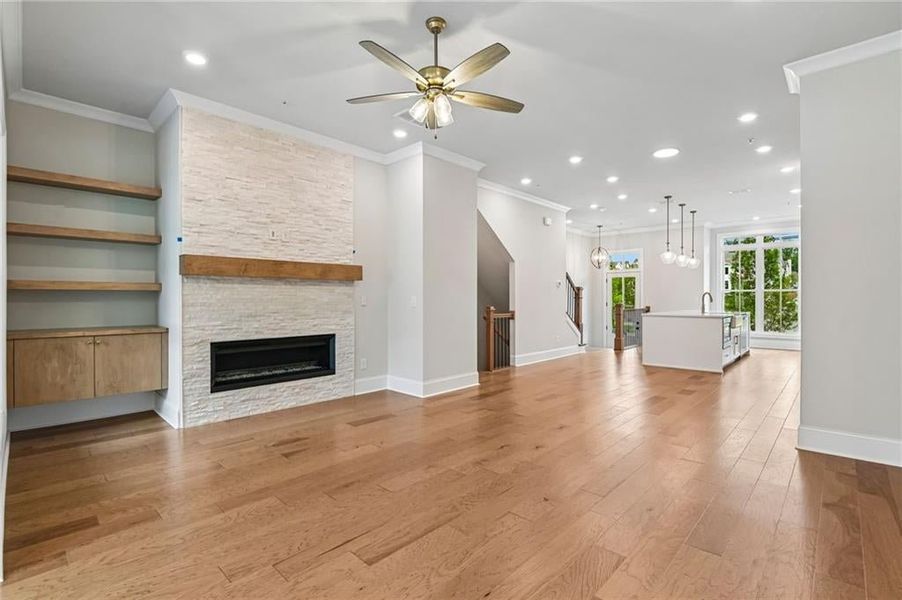 Spacious, unfurnished interior of a new home in Byers Park, Alpharetta (Image 18).