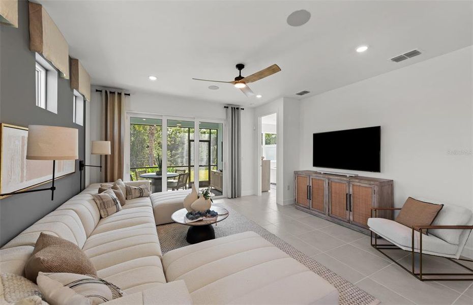 Furnished interior view inside a new home in Shores at Stillwater, Englewood (Image 9).