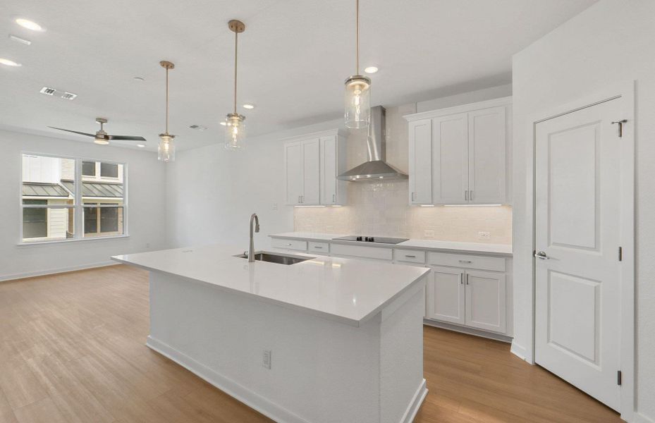 Furnished interior view inside a new home in Monarch on Main, Round Rock (Image 13).
