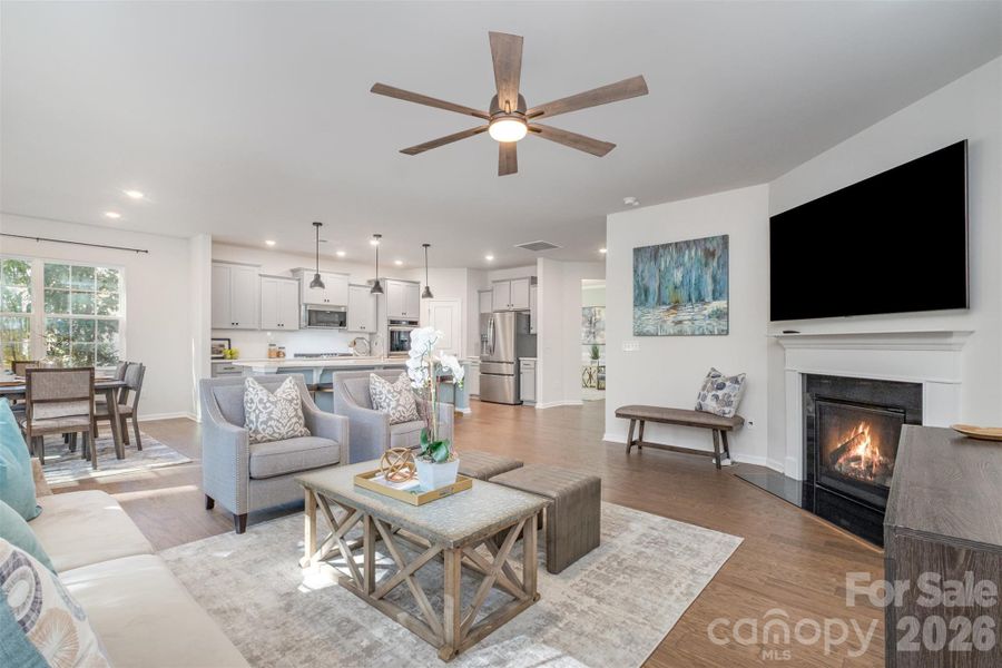 Furnished interior view inside a new home in , Charlotte (Image 10).
