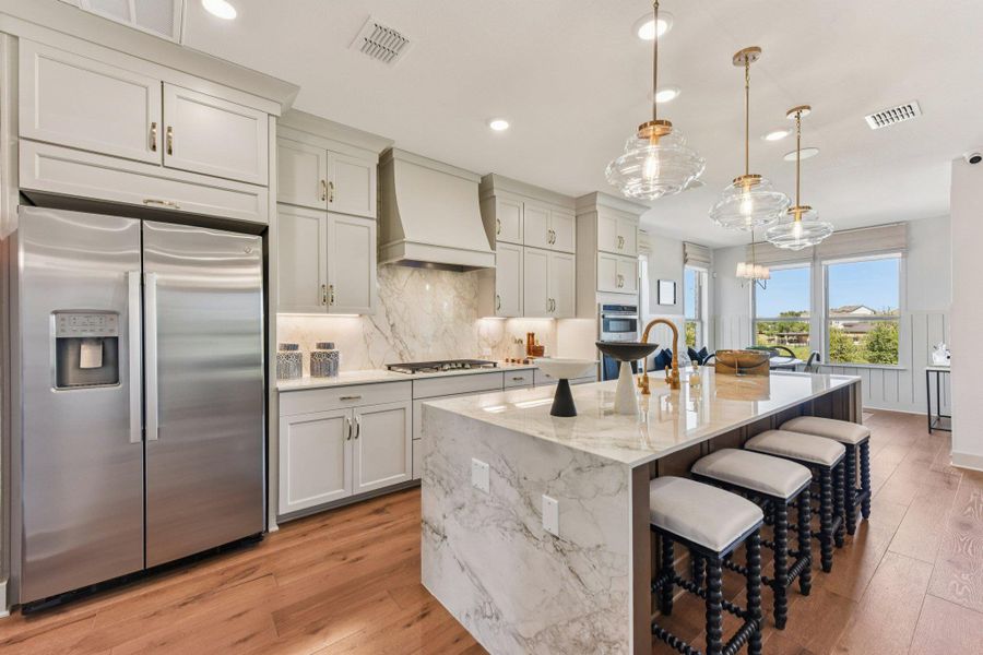 Furnished interior view inside a new home in Provence 70s, Austin (Image 8).