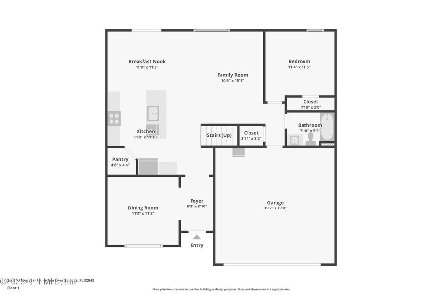 2D floor plan layout of this home in Cross Creek Express, Green Cove Springs, FL (Image 4). 2D floor plan layout of this home in Cross Creek Express, Green Cove Springs, FL (Image 4).