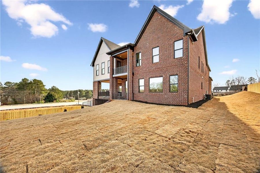 Exterior details and patio area of a home in , Buford (Image 37). Exterior details and patio area of a home in , Buford (Image 37).